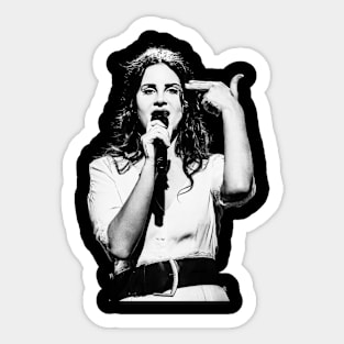 Memorable Hand Sign Lana Del Rey // Retro Design Sticker